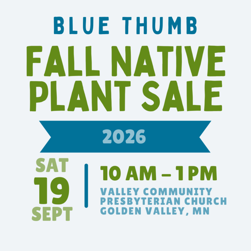 Blue Thumb Fall Native Plant Sale